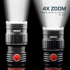 Nebo Slyde Plus Flashlight 300 Lumens 4 Light Modes Red