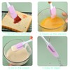 8 Pack Mini Silicone Scraper Set ，Heat Resistant Rubber Scrapers