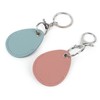 Water drop shape PU simple ring keychain red 6ea
