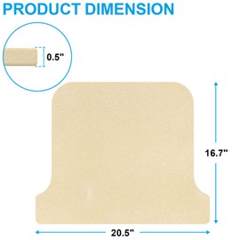 Outspark Baking Pizza Stone for Ooni Koda 16 Pizza Oven,Accessories for Ooni Koda 16,Most Similar Size Oven and Grill,Cordierite
