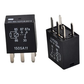 G8V-RH-1C7T-R-DC12 Power Relay 2PCS 12VDC 35Amp 5Pin Compatible with Omron 301-1C-C-R1-U01-12VDC Sea-Doo 278002822 Can-Am 515176774 710000739 SPDT Fuel Pump Automotive Multi-Purpose Relay