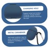Gatuida 1Pc Dark Protective Case for Shockproof Wireless Earbud Cover