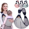 HINATAA Breathable Baby Sling Adjustable Baby Carrier, Baby Carrier Swaddle,