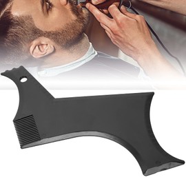 Beard Styling Comb, Flexible Stencil Comb, Contour Comb, Beard Shaving Comb, Beard Shaping and Styling Tool with Integrated Comb