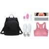 FAVORTALK Waterproof Drawstring Bag Large Capacity Drawstring Backpack with Shoe