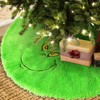 Christmas Tree Skirt Decoration, Plush Faux Fur Christmas Tree Skirt