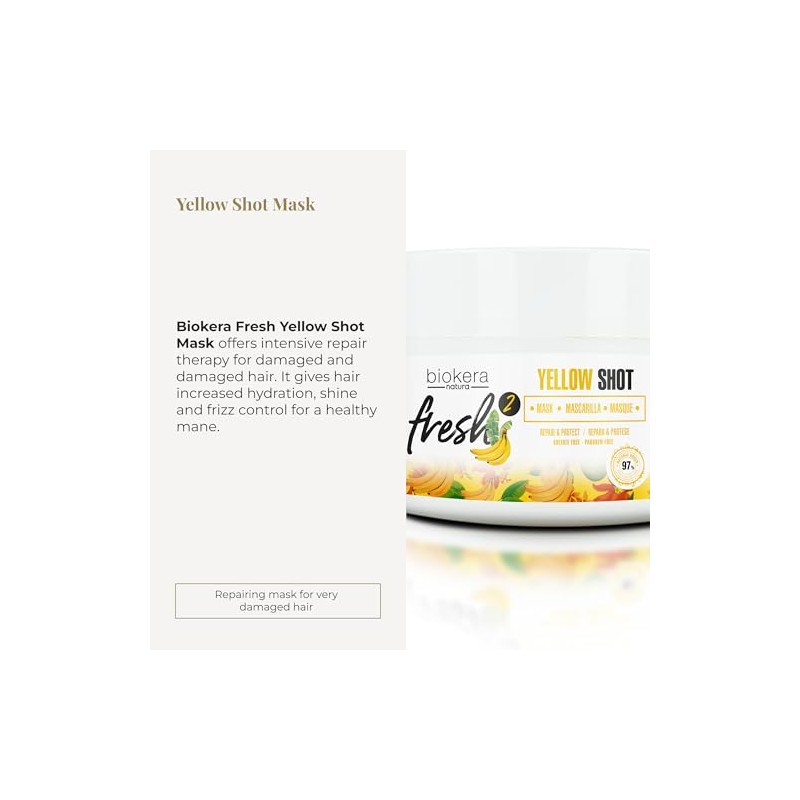Salerm biokera natura YELLOW SHOT MASK 250ml