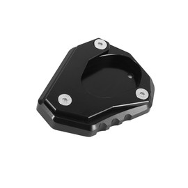 ACROPIX Motorcycle Kickstand Side Stand Extension Pad CNC Aluminum Alloy Compatible with Kawasaki Ninja 400 Z400 Black 1pcs