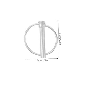 ULTECHNOVO Heavy Duty Lynch Pin Assortment Kit with Ring for Secure Attachment Galvanized Trailer Hitch Pins Easy Installation for Tractor Accessories and Utility Trailers Durable and