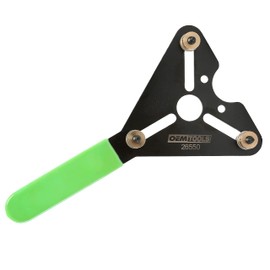 OEMTOOLS 26550 A/C Clutch Holding Tool, Non-Slip Grip, Adjustable Pin, Vehicle Air Conditioner Repair Clutch Installation and Removal, Black and Green