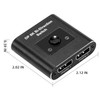 DisplayPort Switch 2 in 1 Out, 8K@30Hz DisplayPort Splitter 1