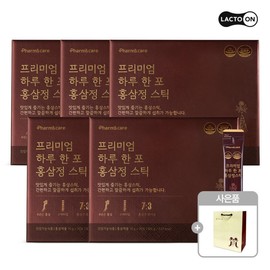 Seoul Pharmacist Credit Union Premium One Pack a Day Red Ginseng Extract Stick 30 Packets 5 Sets (shopping bag included) / 서울약사신협 프리미엄 하루 한 포 홍삼정스틱 30포 5세트(쇼핑백증정)