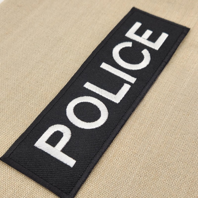 Set of 5 Police Sergeant Badges - High-Quality Iron-On &