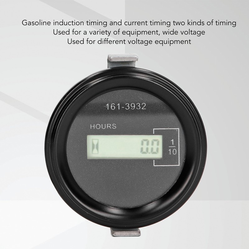 Excavator Electronic Remote Timer LCD Hour Meter for Caterpillar Heavy