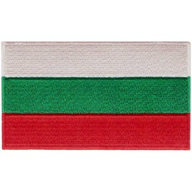 Bulgaria Flag Patch Embroidered Applique Iron On Sew On Romanian National Emblem
