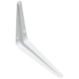 Merriway® BH00236 Shelf Brackets London Style, 100 x 75 mm/4 x 3 inches 35 lb Load - White, Pack of 20