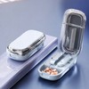 Portable Pill Cutter and Organizer for Travel – 1/2, 1/3,