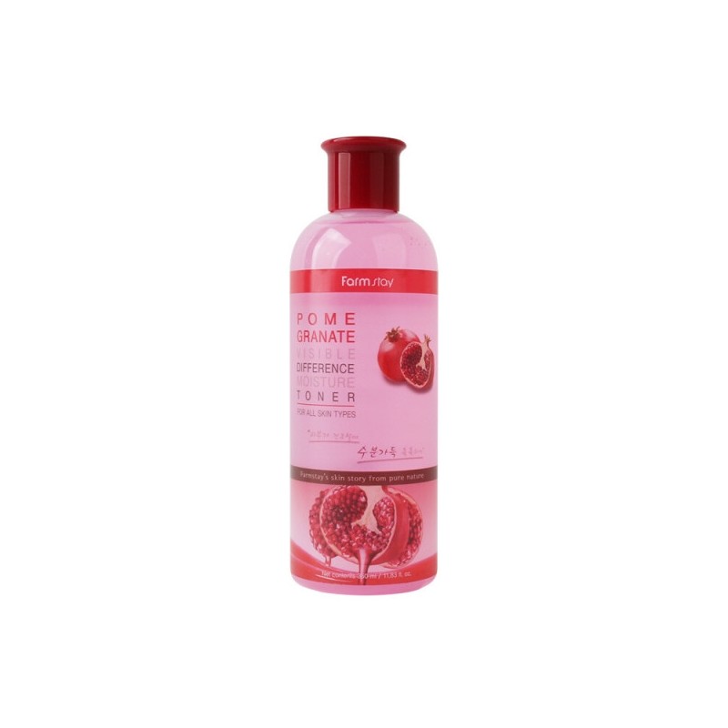 Farmstay Pomegranate Visible Difference Moisture Toner 350ml / 팜스테이 석류