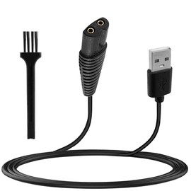 12V for Braun Shaver Charger Cable, Series 1, 3, 5, 7, 9 Beard Trimmer Charger Razor Shaver Charging Cable Replacement Power Lead Epilator Silk-Epil 9,7, 5, 3040s, 3080S,5544,5377,B1200s Razor