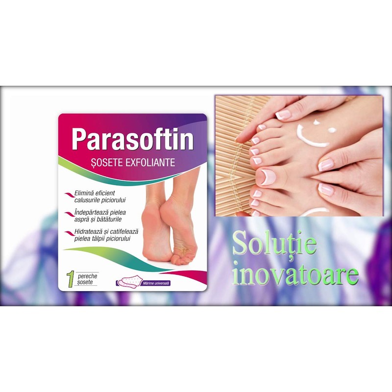 Parasoftin Exfoliating Socks Callus Removal Soft Feet Dead Skin Removal