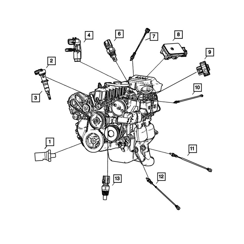 Mopar 56041213AG Oxygen Sensor