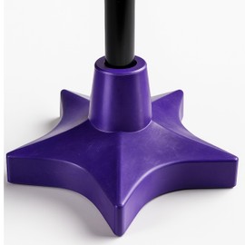 Superstar Self Standing Cane Tip has Non-Slip Heavy Duty Rubber Base to Prevent Slip, Cane Tips 3/4 inch Heavy Duty Replacement, 6-Inch Star Design for Superior Traction & Balance for Seniors (Purple)