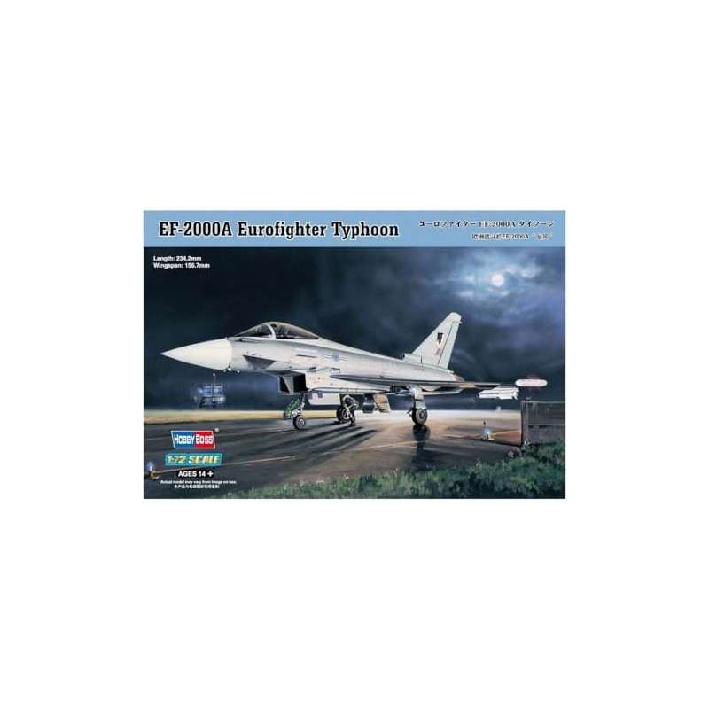 Hobby Boss 80264 Modellbausatz EF-2000A Eurofighter Typhoon, Mittel