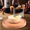 ShinianYa Girolle Cheese Curler Beech Wood-Stainless Steel - Best for