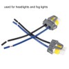 2 Uds H11 H8 Adaptador Hembra Conector de Arnés de