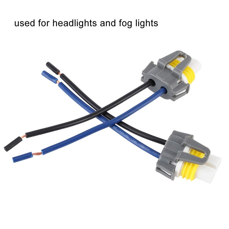 2 Uds H11 H8 Adaptador Hembra Conector de Arnés de
