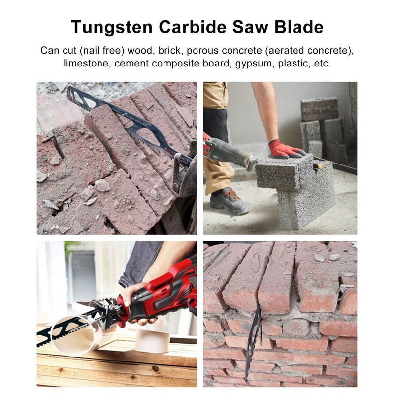 Reciprocating Saw Blade Tungsten Carbide Alloy Pruning Blade for Wood