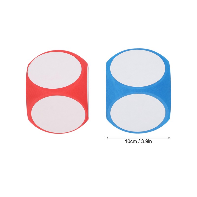 2pcs Dry Erase Dice Set Write On Wipe Off Dry