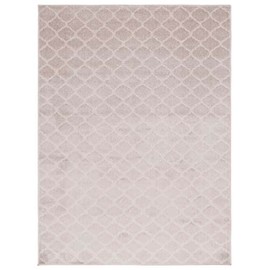 SAFAVIEH Area Rug 8x10 - Pattern and Solid Collection - Large - Beige, Trellis Design, Non-Shedding & Easy Cleaning, Ideal for Living Room, Bedroom, Office, Dining Space (PNS404B)