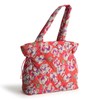 Vera Bradley Featherweight Original Zip Tote Bag, Swirling Poppies