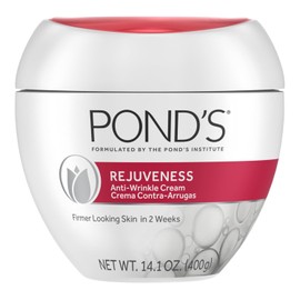 Pond's Revival Face Cream – Anti-Aging Moisturizer with AHA Vitamin E & Collagen Daily Wrinkle Hydrating Collagen Dermatologist Tested 14.1 oz fresh / 폰드의 리바이벌 페이스 크림 – AHA 비타민 E & 콜라겐이 함유된 안티에이징 모이스처라이저 여성용 데일리 주름 수분 공급 콜라겐 피부과 전문의 테스트 결과 14.1온스 fresh