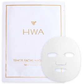 HWA Tencel Facial Mask ZERO (1 Pack) | Premium Moisturizing Sheet Mask | Sensitive Skin | Natural | Skin Care | Reward Mask