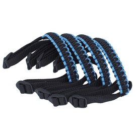BubbasGarageTv - Paracord Grab Handles for Jeep Wrangler/Gladiator CJ YJ TJ JK JL JT (Light Blue)