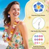 DIELOVEHUA 6 Pairs of Hawaii Earrings, Plumeria Earrings, Flower Drop