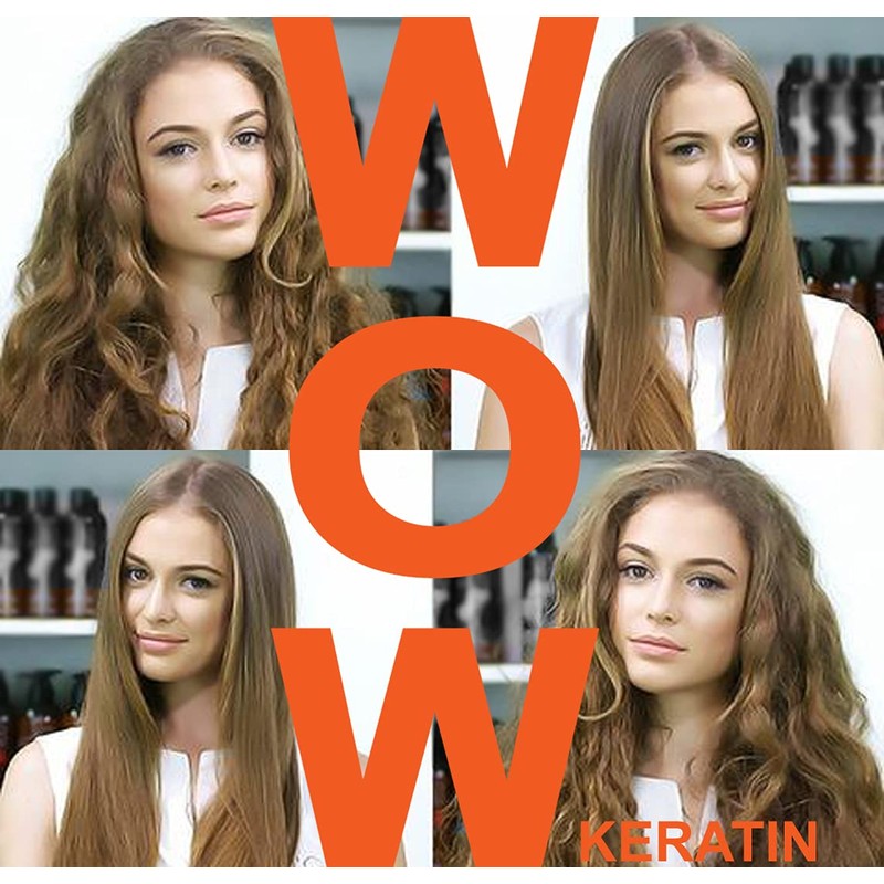 WOW Extra Strength Deep Keratin Hair Treatment Conditioning Straightening Keratin