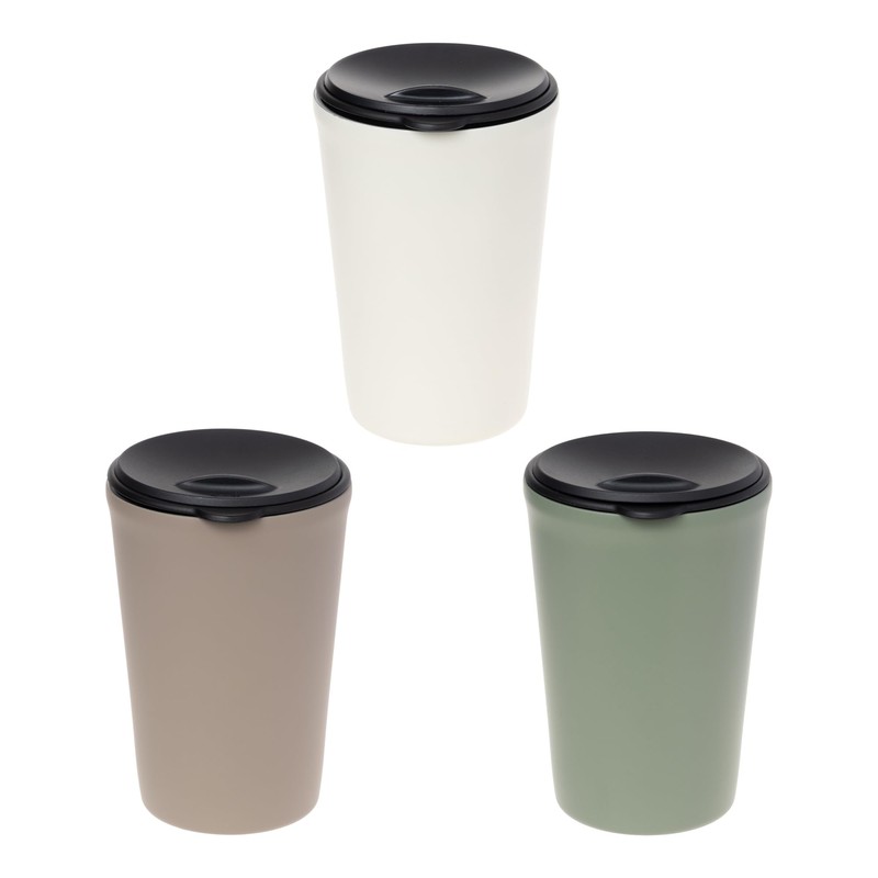 Maebata Couleur Crew Lidded Tumbler, Brown, 320ml, 69245