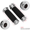 YALTIES Black Hand Grips, 1 Inch Motorcycle Handlebar Grips Cable