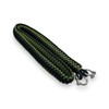 Paracord Cooler Strap:_White w/Red Green Print