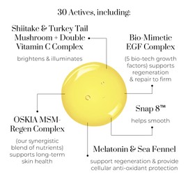 Oskia Midnight Elixir, 50ml Regenerative EGF & Multi-Peptide Night Serum