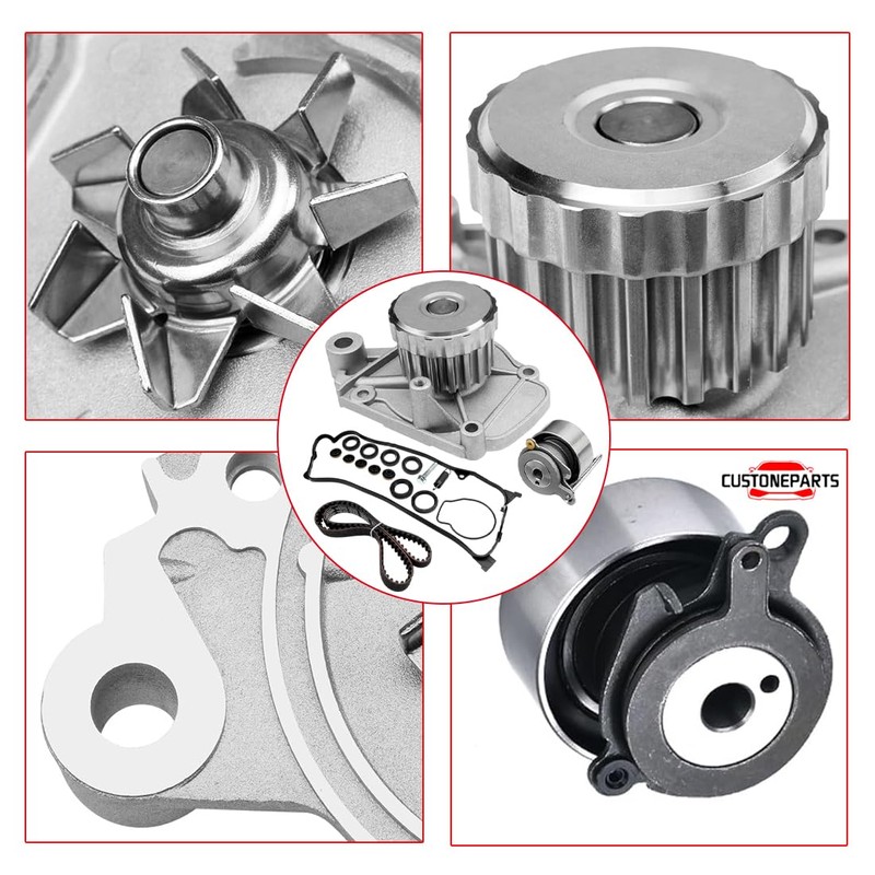Engine Timing Belt Kit with Water Pump Fit 2001-2005 Honda