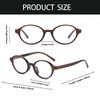 YAMEIZE Ovale Blaulichtfilter Brille für Damen Kleine Ovale Blaulichtfilter Brille