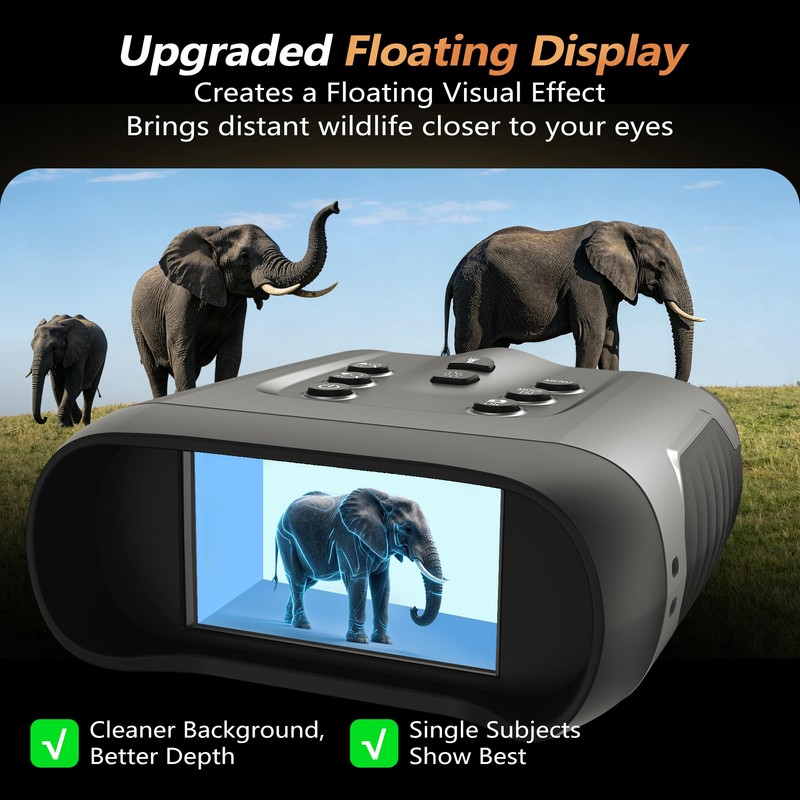 Dsoon 4K Night Vision Goggles with 32GB Card, 9000mAh Battery