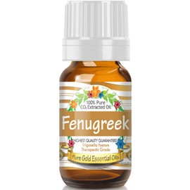Pure Gold Fenugreek Essential Oil, 100% Natural & Undiluted, 10ml