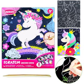 YUNHENTONG Scratch Books for Children, Scratch Book Boys Girls Scratch Painting, Scratch Pictures for Children, Scratch Art, Scratch Paper, Scratch Picture, Scratch Book on Unicorn Theme for Children