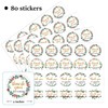 Cgvovgr 80 Pcs Floral Bliss Thank You Stickers - Exquisite