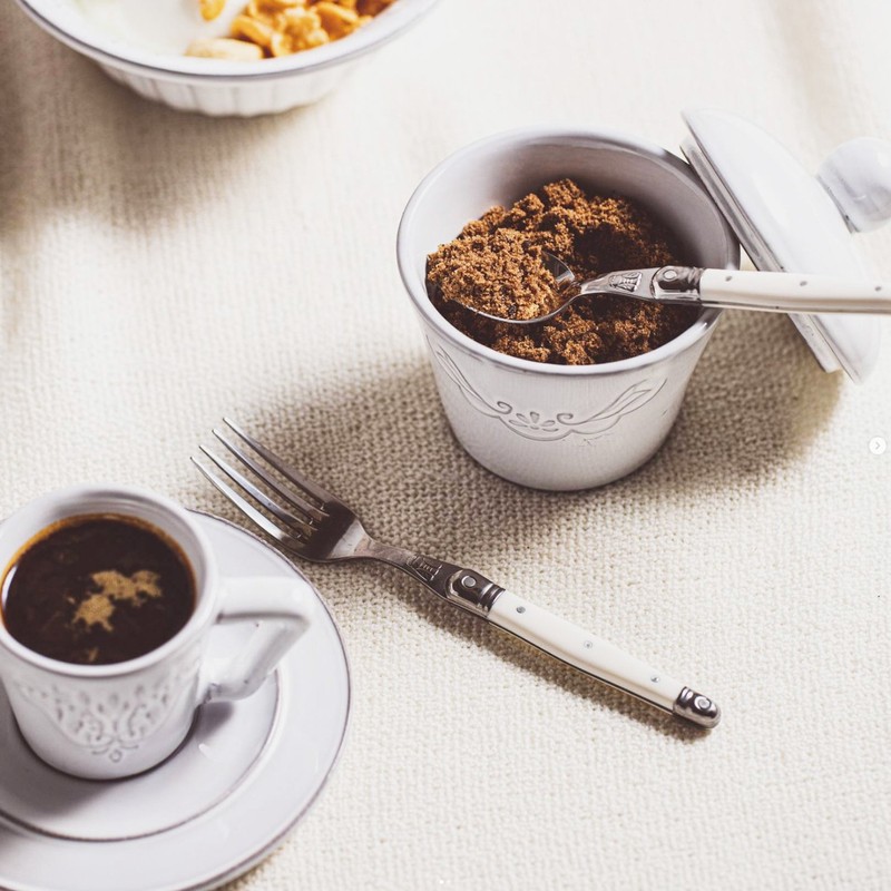 Jean Dubot Laguiol Dessert Salad Fork &amp; Coffee Spoon 2P